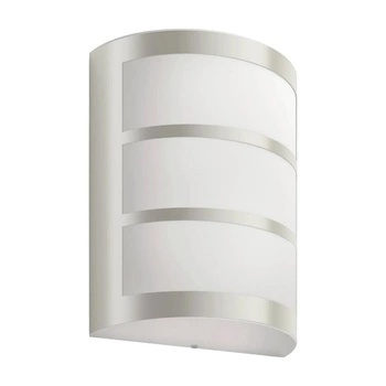PYTHON 3,8W 2700K teplá IP44 Stříbrná nástěnná lampa PHILIPS LED pro zahradu