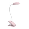 DONUTCLIP LED stolní lampa 3W 4000K stmívatelná USB růžová se svorkou PHILIPS