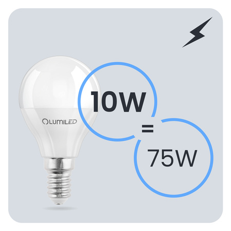 LED žárovka E14 Bulb 10W = 75W 1100lm 4000K Neutral Colour CCD 180° LUMILED