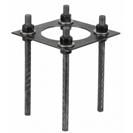 BASE SV 200x200mm KOBI Nastavitelná základová kotva pro sloupy