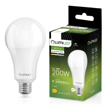 Žárovka LED E27, A95 24W = 200W 3452lm 4000K Neutrální bílá 260° CCD LUMILED
