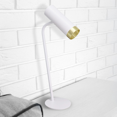 Stolní lampa GU10 bílá Fado Sanico Goldlux