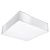 Svítidlo pro povrchovou montáž HORUS 2xE27 Plafond Square 35cm Modern White SOLLUX