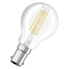 LED žárovka P45 kapka B15d 4W = 40W 470lm 2700K teplá bílá 300° Retrofit Filament CLASSIC Osram