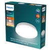 Stropní svítidlo LED Plafond 12W 1350lm 2700K se soumrakovým senzorem Bílá Acuna Philips
