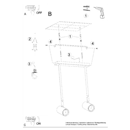NORANO 2xGU10 Reflektorové halogenové svítidlo Movable Black SOLLUX