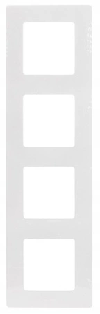 Čtyřnásobný rámeček pro vypínače a zásuvky. bílý LEGRAND NILOE