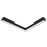 LED Line 10W 4000K Magnetic Rail Light MAGNETIC TRACK Milagro Corner Black