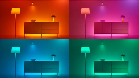 LED žárovka E27 A60 12,5W = 100W 1521lm 2200-6500K RGB + TW Smart SMART WiFi Bluetooth App WiZ Philips