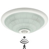 Plafond LED pro povrchovou montáž E27 kulatý bílý PIR senzor FOGLER KANLUX