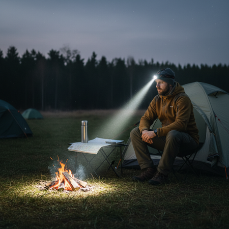 Taktická LED dobíjecí svítilna Vodotěsná 10W 600lm 5000K A244RH VIDEO