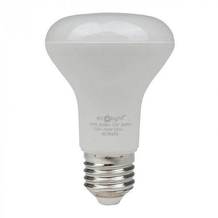 LED reflektorová žárovka R63 E27 10W 900lm 3000K teplá bílá Ecolight