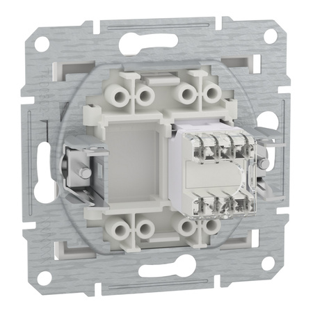 Počítačová zásuvka RJ45 kategorie 5e UTP bez rámu Bílá SCHNEIDER ASFORA