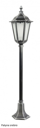 Venkovní zahradní lampa LANTERN E27 Retro Classic K 5002/2 114cm černá Su-Ma