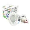 Stropní svítidlo 5W zapuštěné LED DOWNLIGHT DEEP kulaté 4000K 400lm stříbrná