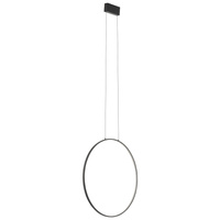 LED závěsné stropní svítidlo 21W 660lm 3000K teplá černá moderní CIRCOLO LED M 10811 Nowodvorski