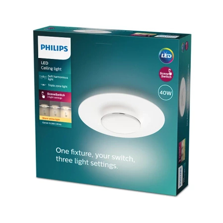 Stropní svítidlo LED Plafond 40W 4200lm 2700K White Garnet Philips