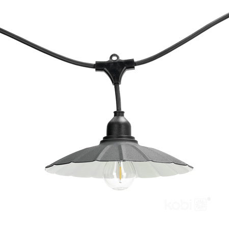 Stínidlo pro Girland Set CRETE LS M1 Black Metal 5 Pieces Kobi