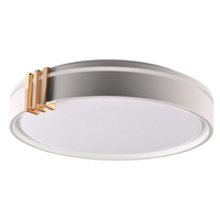 Plafond LED stropní svítidlo 48W 5200lm CCT 120° bílá šedá IP44 Pilot stmívatelné Arletta Sanico Goldlux
