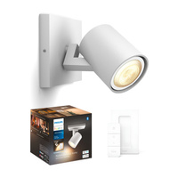 Spot Runner LED nástěnná lampa bílá 5W CCT PHILIPS HUE Bluetooth Zigbee + stmívač