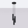 Stropní závěsné svítidlo Tuba Spot 3x GU10 Black Carbon Deep Space SL.1576 Sollux