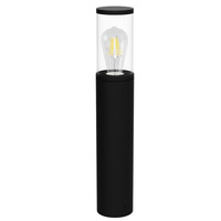 Venkovní LED zahradní lampa WELLINGTON E27 IP44 Tyč 80cm Černá RABALUX