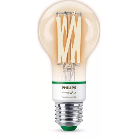 LED žárovka E27 A60 4,3W = 60W 903lm 2700-4000K TW FILAMENT UltraEfficient Smart SMART WiFi Bluetooth App WiZ Philips