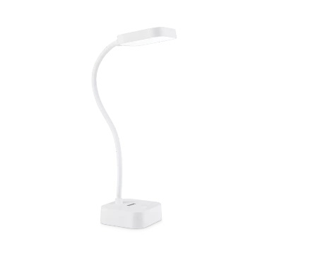 Stolní stolní lampa LED ROCK 5W 5000K stmívatelná USB bílá PHILIPS