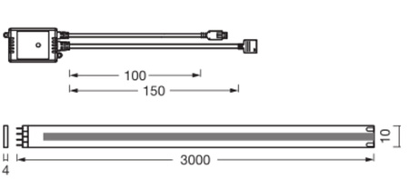 LED pásek 22W COB RGB stmívatelný Pilot 3m SMART+ WiFi Magic Ledvance