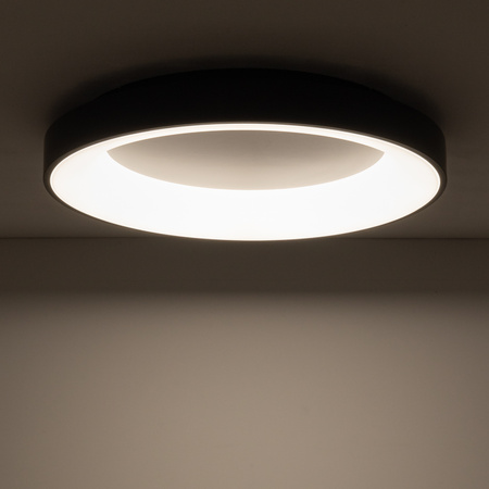 Plafond Stropní svítidlo LED 60W 5200lm 3000K Warm Black NIKKI ROUND LED 11208 Nowodvorski
