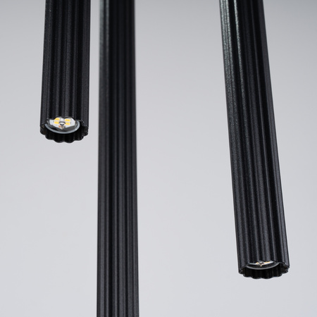 ARCHE Závěsné stropní svítidlo 3P 3xG9 černé Moderní SOLLUX