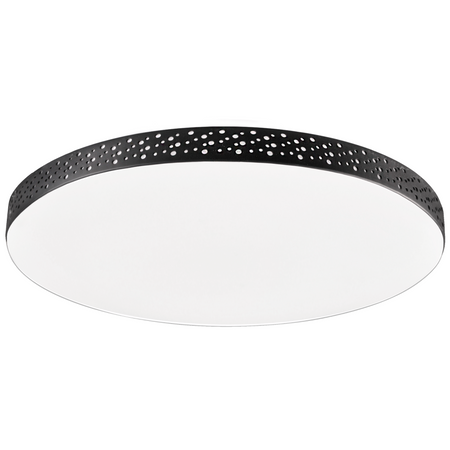 LED stropní svítidlo do koupelny 18W 1850lm 4000lm neutrální 120° bílé černé IP44 Moon Sanico Goldlux