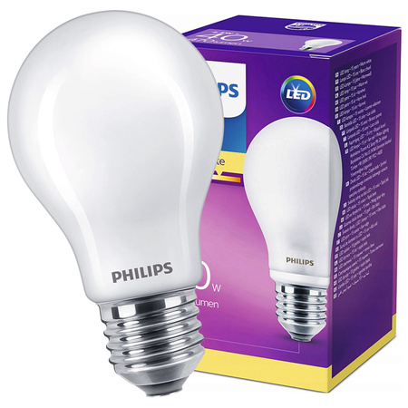 LED žárovka E27 A60 4,5W = 40W 470lm 2700K teplá bílá 300° PHILIPS
