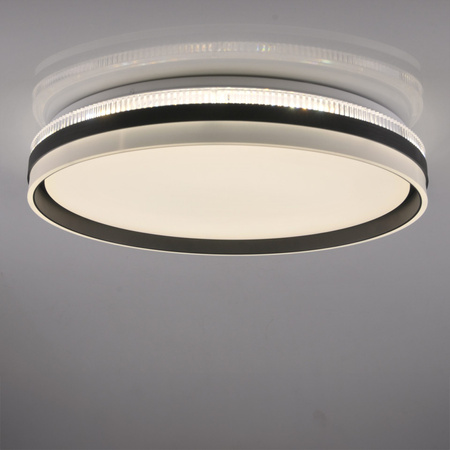 Stropní svítidlo LED Plafond 72W 8000lm CCT 120° White Black IP44 Pilot Dimmable Barbara Sanico Goldlux