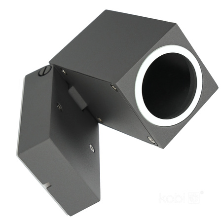 Zahradní venkovní nástěnné svítidlo GU10 IP44 Grey Quazar Kobi