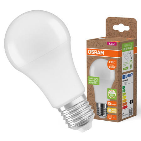 LED žárovka A60 E27 14W = 100W 1521lm 2700K teplá bílá 200° PCR LAMPS Osram