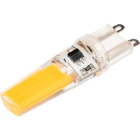 Žárovka LED G9, KAPSLE 5W = 50W 550lm 3000K Teplá bílá 360° COB LUMILED