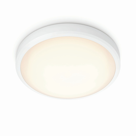 Plafond LED lampa pro povrchovou montáž DORIS 17W 2700K IP44 31cm bílá PHILIPS