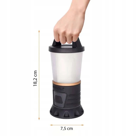 Kempingová svítilna LED baterie 3xAA 600lm 5 režimů DURACELL