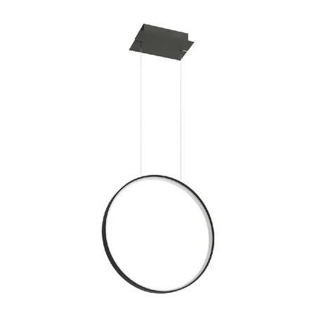 LED závěsné stropní svítidlo RIO 30W 4000K Overhang Circular 55cm Black SOLLUX