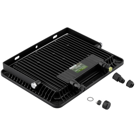 LED Reflektor snímač pohybu 100W, 11000lm 4000K IP65 Černá ZUME ALS LUMILED