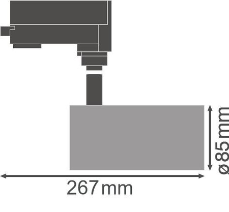 LED reflektor 35W 2660lm CCT 3-fázově nastavitelný bílý reflektor Ledvance