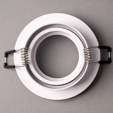 Halogenové stropní svítidlo pro zapuštěnou montáž Kruhové pohyblivé svítidlo MR16 bílé TRIAM LUMILED