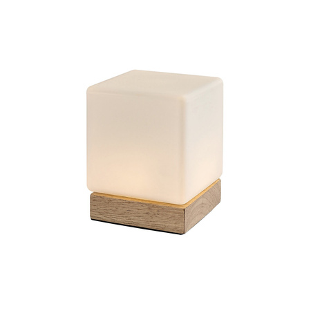 Stolní lampa Stolní noční dekorativní 1,3W 40lm 3000K stmívatelná hnědá skandinávská Pirit Rabalux