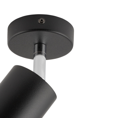 EYE Spot 6018 Nowodvorski nástěnná lampa černá GU10 nástěnná lampa pohyblivá ocel + sklo Minimalist