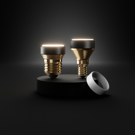 LED reflektorová žárovka E14 3,5W = 28W 300lm 2700K teplá bílá 100° Dimmable FLAT LAMP Osram