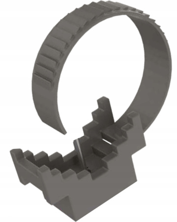 UP-22-UV Držák na popruhy pro kabely Černý 200ks ECOLIGHT