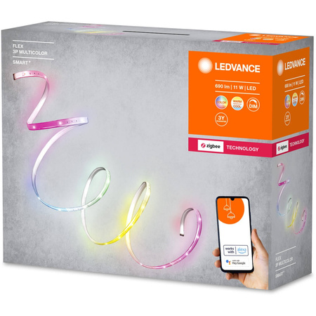 Flexibilní LED pásek 11W CCT RGB Flex 3P 1.8m LEDVANCE SMART+ ZigBee Stmívatelné