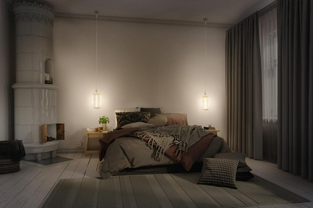 Stropní závěsné svítidlo béžové Vintage 1906 kyvadlo Ledvance