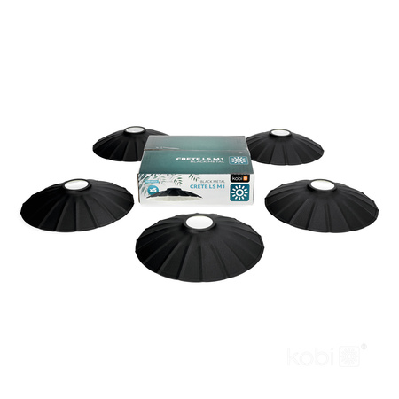 Stínidlo pro Girland Set CRETE LS M1 Black Metal 5 Pieces Kobi